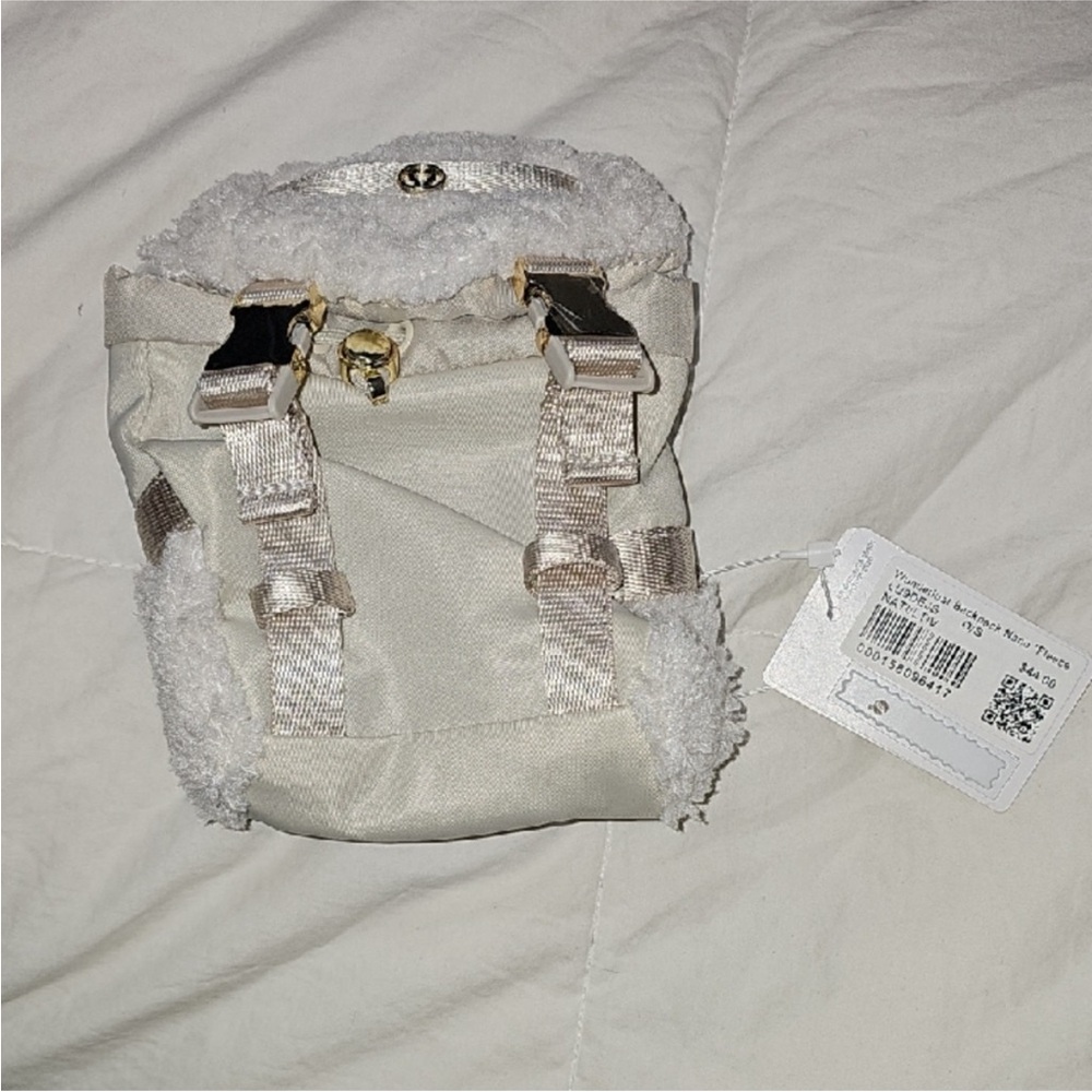 Lululemon Nwts Wunderlust Backpack Nano Fleece NATI/LTIV